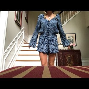 prettiest blue romper !!